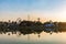 Belo Horizonte, Minas Gerais, Brazil. View of Pampulha Lake in s