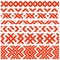 Belorussian traditional ornament two