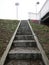 Below view of the stone stairs