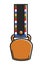 Belt with gold buckle and ornament Austrian national costume element