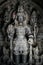 Belur, Karnataka, India - Dec 19 2021, Belur and Halebidu temple carvings and sculptures, Hoysala temples - Chennakeshava Temple