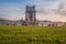 BelÃ©m, Lisbon PORTUGAL - 9 February 2020 - Groups of people strolling by the BelÃ©m Tower, one of the most famous monuments in th