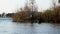 Bemidji, MN - 11 May 2019: Minnesota Fishing Opener. Wading fishermen standing in Lake Bemidji.