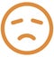 bemused face, nodding Vector Isolated Icon which can easily modify or edit