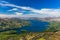 Ben A`an hill and Loch Katrine in the Trossachs, Scotland