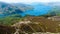 Ben A`an hill and the Loch Katrine in the Trossachs, Scotland