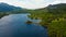 Ben A`an hill and the Loch Katrine in the Trossachs, Scotland