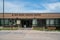 Ben Reifel Visitor Center in Badlands National Park in summer, exterior view. Closed for the