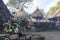 Bena village - traditional Indonesian village in Flores island with megalithic stone formations, grave yard and traditional houses