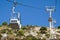 BENALMADENA, ANDALUCIA/SPAIN - JULY 7 : Cable Car to Mount Calamorro near Benalmadena Spain on July 7, 2017