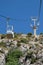 BENALMADENA, ANDALUCIA/SPAIN - JULY 7 : Cable Car to Mount Calamorro near Benalmadena Spain on July 7, 2017