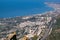 BENALMADENA, ANDALUCIA/SPAIN - JULY 7 : View from Mount Calamorro near Benalmadena Spain on July 7, 2017