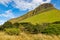 Benbulbin mountain with rocks and vegetation