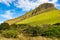 Benbulbin mountain with rocks and vegetation