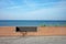 Bench at Baltic Sea Promenade in Hel