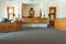 The Bench in the Courtroom in the Wasco County Courthouse, The Dalles, Oregon, USA