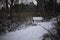 A Bench Covered With Snow