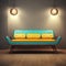 Bench-inspired Mid-century Retro Sofa Design