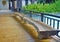 Bench made from Tree Trunk