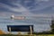 Bench overlooking the Cantabrian Sea