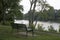 Bench overlooking the Muskingham River