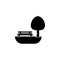 bench under the tree icon. Element of parks and landscape icon. One of the collections icon for website design and development, ap