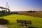 Bench with View of Bridge and Marsh