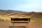 Bench View at Painted Hills Overlook in eastern Oregon