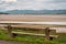 A bench with a view, seen in Canal Foot, Cumbria, England