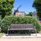 Bench and windmill in werder (havel)