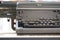 Benched steel Royal brand old school typewriter