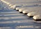 Benches Covered with Snow