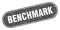 benchmark sign. benchmark grunge stamp.