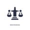 benchmarking icon on white background. Simple element illustration from human resources concept