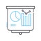 benchmarking line icon, outline symbol, vector illustration, concept sign