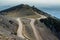 Bend road to Mount Ventoux, France