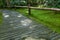 Bending stone path, Japanese Garden