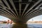 Beneath Blackfriars Railway Bridge in London, UK