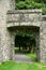 Benedictine abbey gate in the heart of Ireland