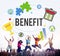 Benefit Advantage Compensation Reward Bonus Concept