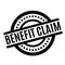 Benefit Claim rubber stamp