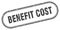 Benefit cost stamp