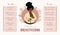 Benefits of breastfeeding for baby and mom. Infographic of advantages of breast milk. Young african woman nursing