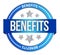 Benefits seal illustration design