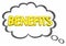 Benefits Thought Cloud Features Compensation Word