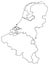 Benelux map - three states in western Europe: Belgium, the Netherlands, and Luxembourg