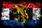 Benelux smoke flag, politico-economic union of Belgium, Nether