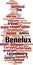 Benelux word cloud