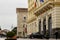 Benevento, Campania, Italy - May 12, 2021: Close-up of the Government Palace, seat of the Prefecture, Corso Garibaldi, Benevento