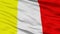 Benevento City Flag, Italy, Closeup View